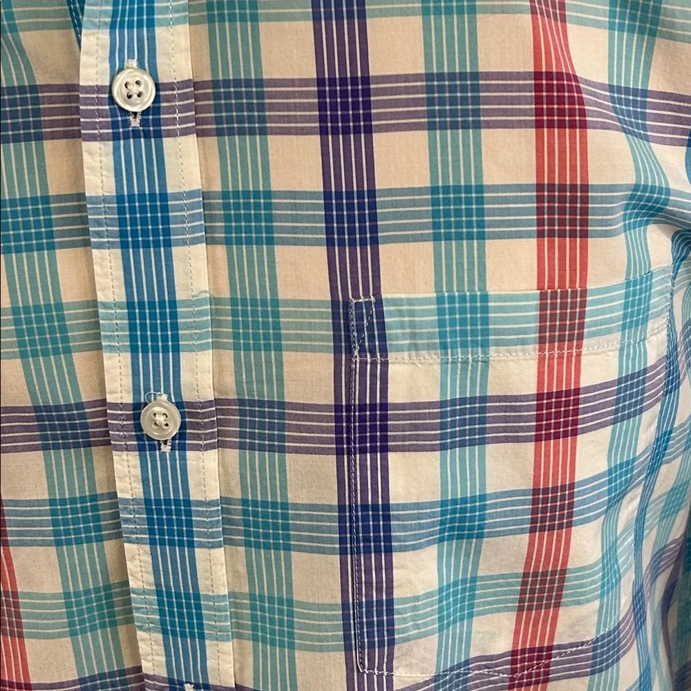 J. Crew long sleeve button down collar shirt.  M - Picture 4 of 7